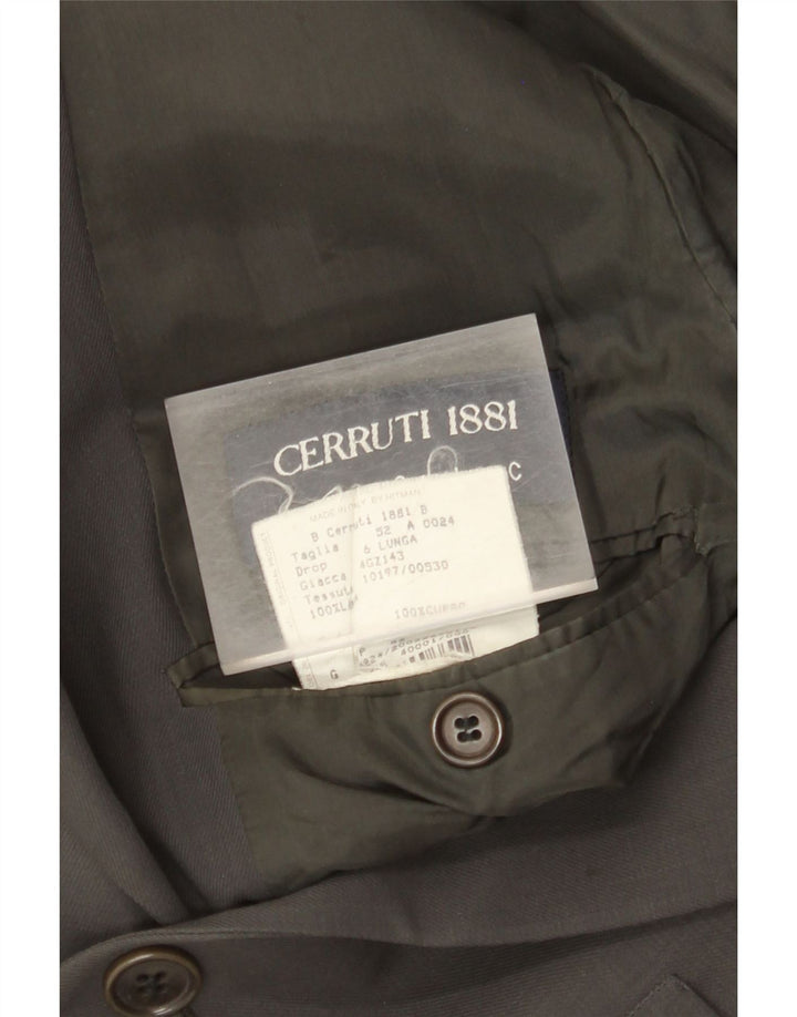 Cerruti 1881 Ανδρικό μπουφάν σακάκι με 3 κουμπιά IT 52 XL Black Cupro