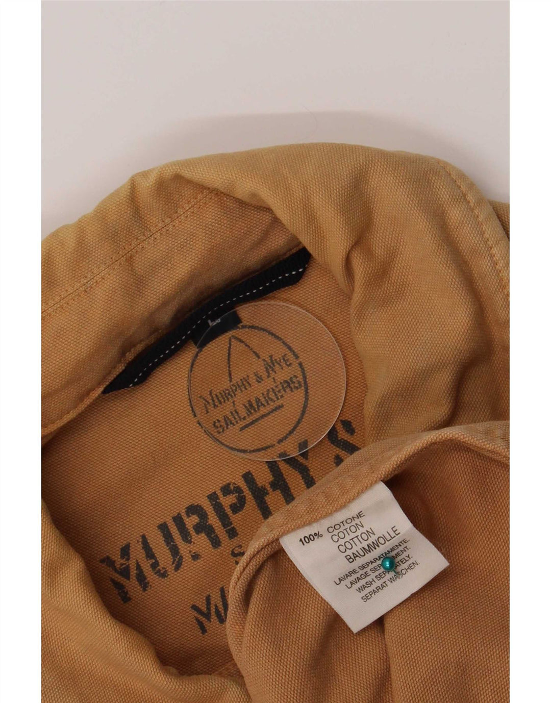 Murphy & Nye Mens Utility Jacket UK 40 Large Brown Βαμβακερό