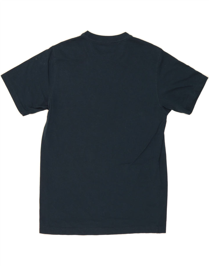 EDDIE BAUER Mens T-Shirt Top Medium Navy Blue Cotton Vintage Eddie Bauer and Second-Hand Eddie Bauer from Messina Hembry 