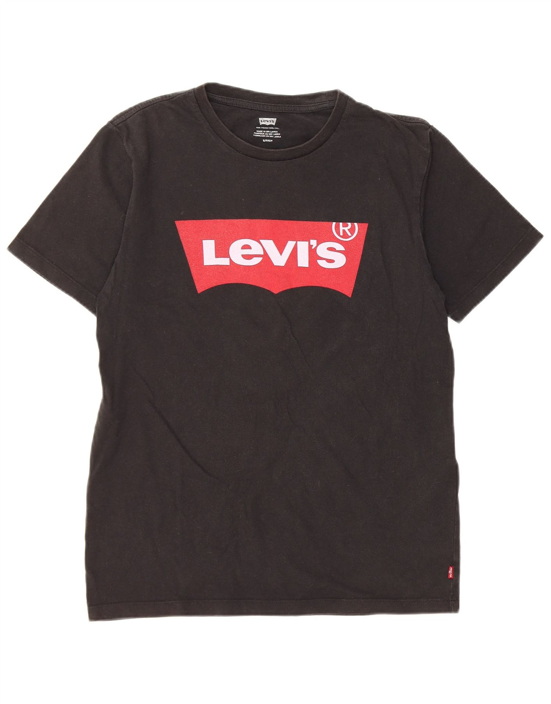 Ανδρικό γραφικό μπλουζάκι Levi's Top Μικρό μαύρο βαμβακερό