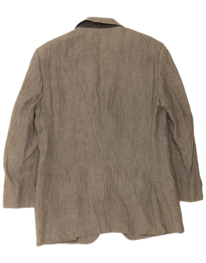 Ανδρικό τζάκετ με 3 κουμπιά Fendi, IT 50 Large Grey Len