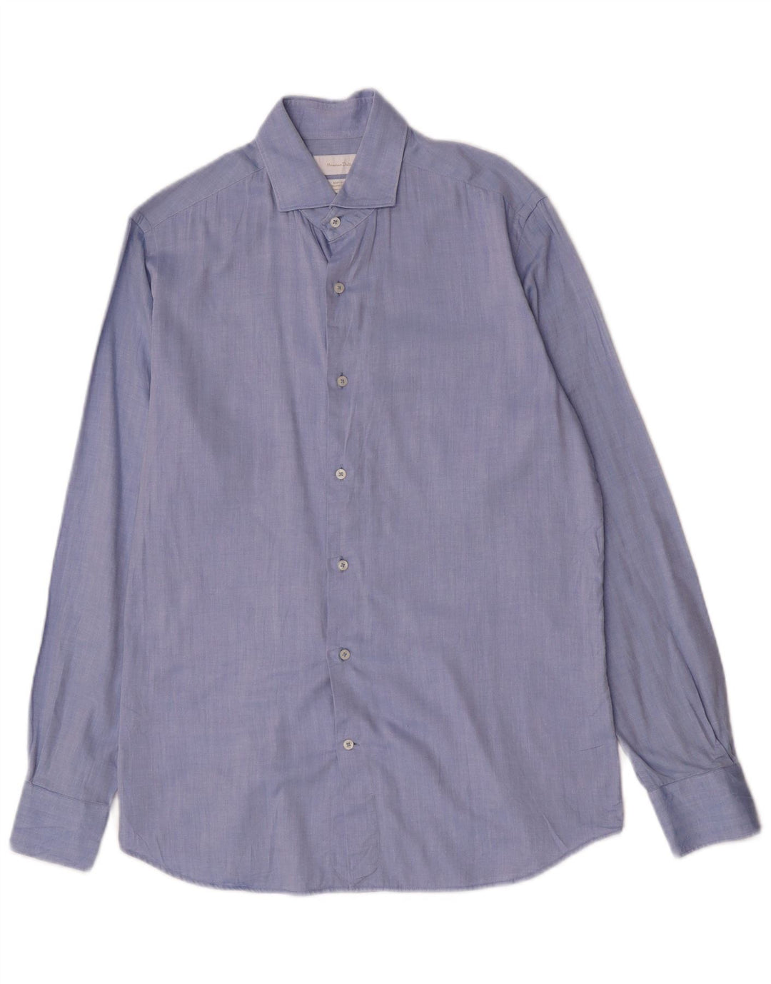 Ανδρικό πουκάμισο Massimo Dutti EU 40 15 1/2 Medium Blue Cotton