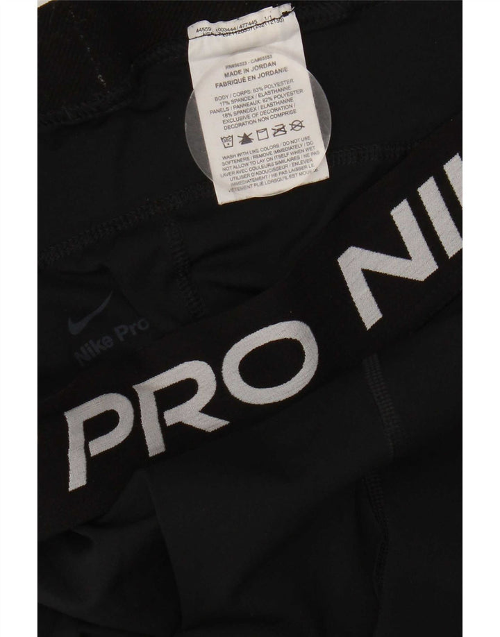 Γυναικεία γραφικά κολάν Nike UK 18 XL Μαύρο Πολυεστέρας