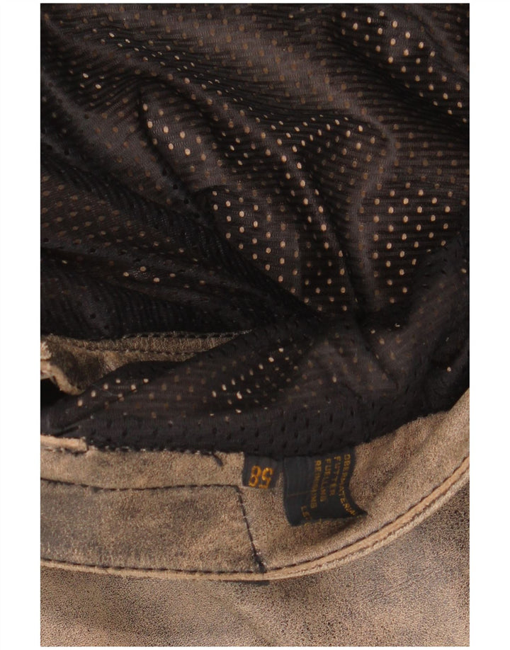 Ανδρικό παντελόνι ποδηλάτου MODEKA Μέγεθος 58 3XL W36 L31 Grey Tie Dye Leather