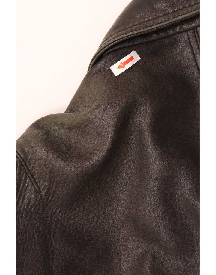 Ανδρικό Δερμάτινο Μπουφάν Liberty IT 54 2XL Καφέ Δερμάτινο