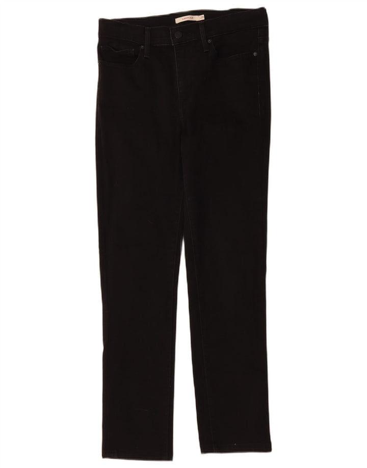 Levi's Womens Shaping Slim Jeans W29 L27 Μαύρο βαμβακερό