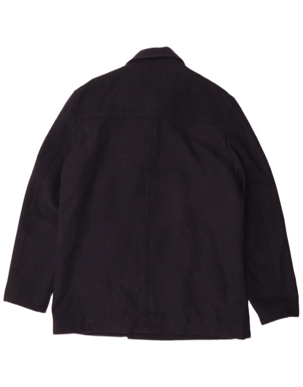 French Connection Ανδρικό παλτό μπιζελιού UK 44 2XL Navy Blue
