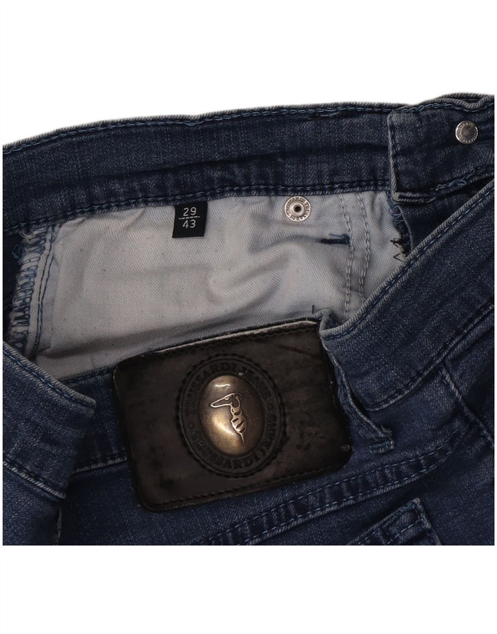 Trussardi Γυναικείο τζιν κωνικό IT 43 Medium W29 L28 Blue