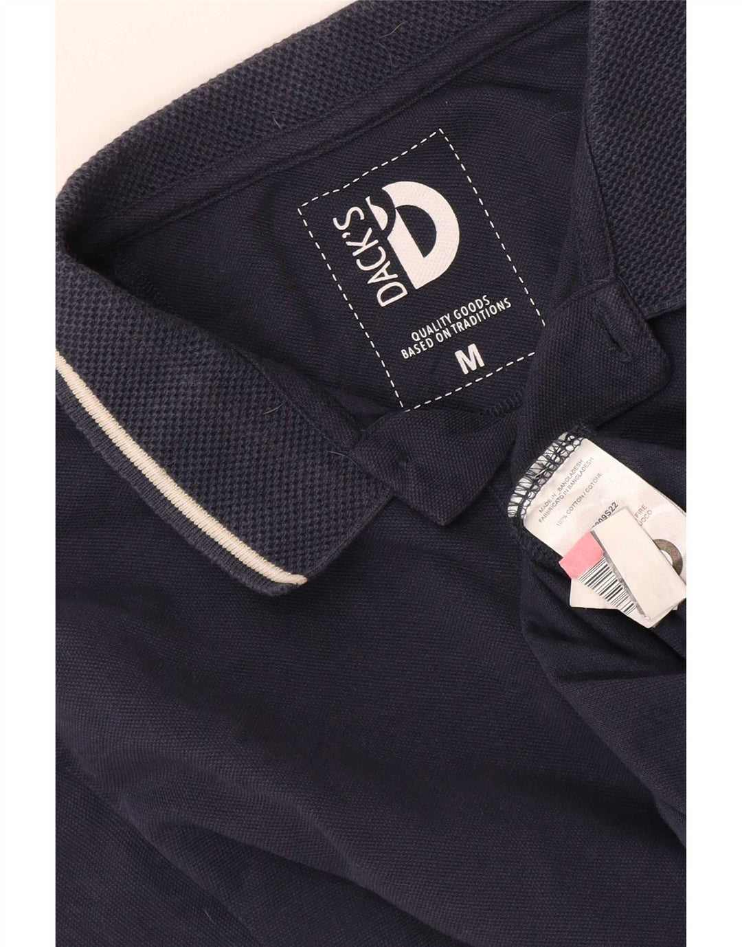 Ανδρικό μπλουζάκι Dack's Polo, Βαμβακερό μεσαίο ναυτικό μπλε