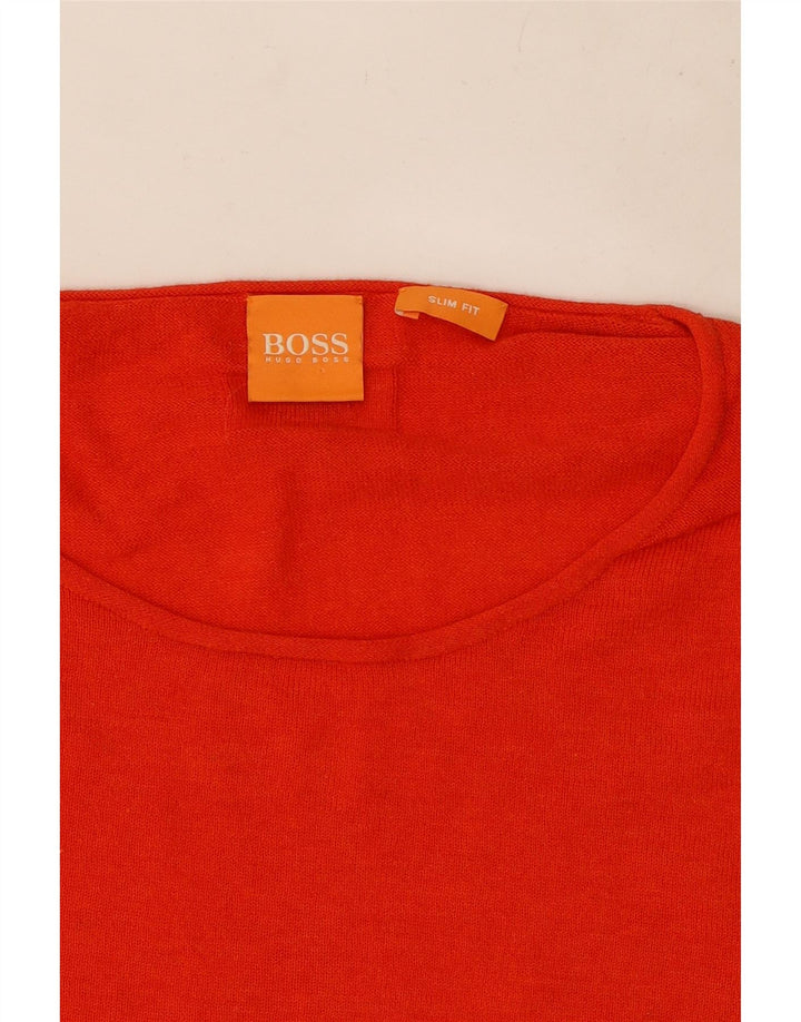 Ανδρικό πουλόβερ Hugo Boss Crew Neck Jumper 2XL Κόκκινο
