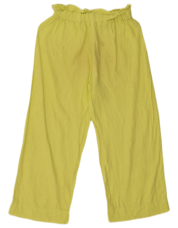 Zara Girls Straight Casual Παντελόνι 11-12 ετών W30 L22 Κίτρινο