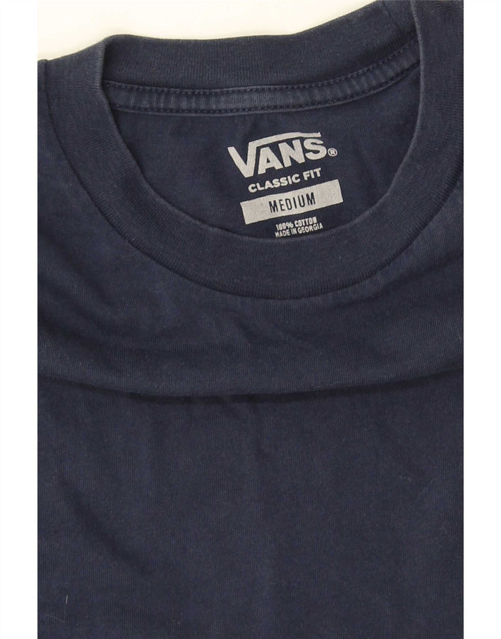 Ανδρικό T-Shirt Vans Κλασική Εφαρμογή Τοπ μεσαίο μπλε ναυτικό βαμβακερό