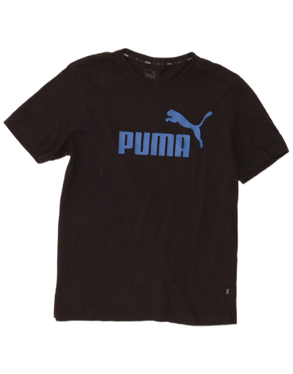 Ανδρικό γραφικό T-Shirt Puma Top Medium Μαύρο