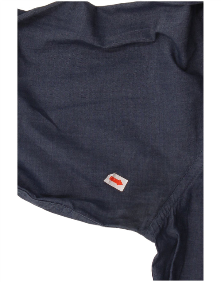 CALVIN KLEIN Ανδρικό πουκάμισο Slim Fit Μέγεθος 40 Medium Navy Blue βαμβακερό