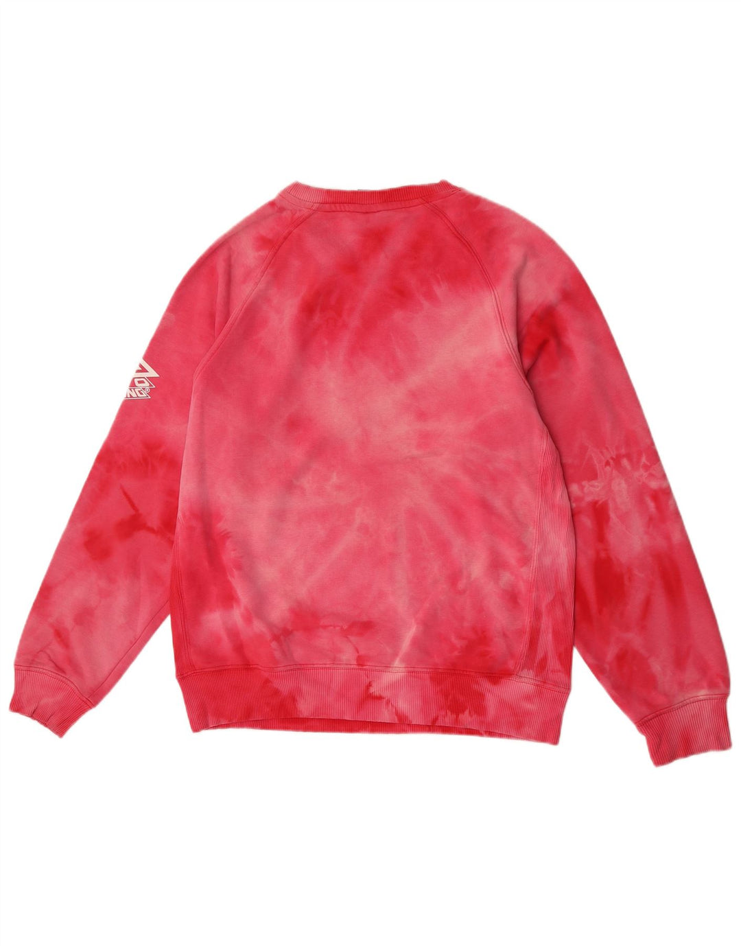 Ανδρικό γραφικό φούτερ Umbro Jumper Medium Pink Tie Dye Cotton