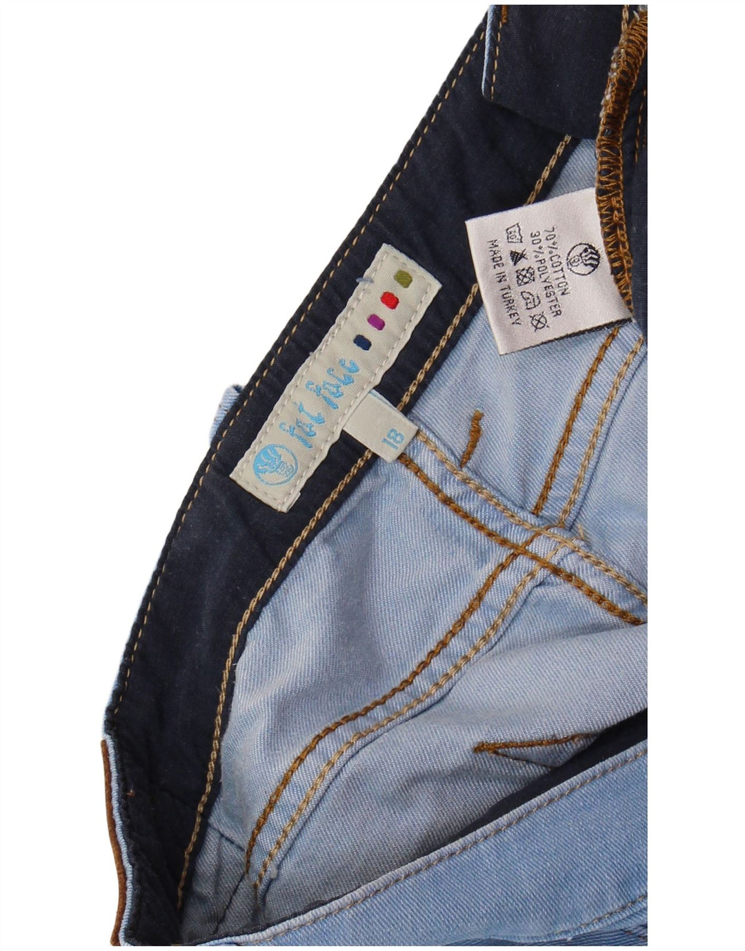 FAT FACE Γυναικείο Cropped Jeans UK 18 XL W36 L22 Μπλε βαμβακερό