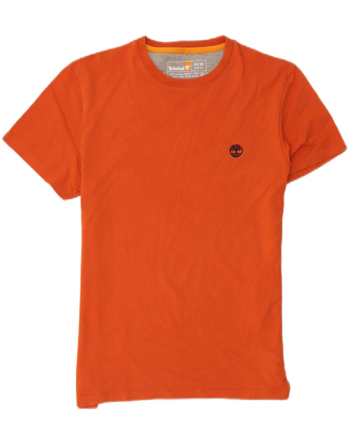 Ανδρικό T-shirt Timberland Slim Fit Top Μεσαίο πορτοκαλί βαμβακερό