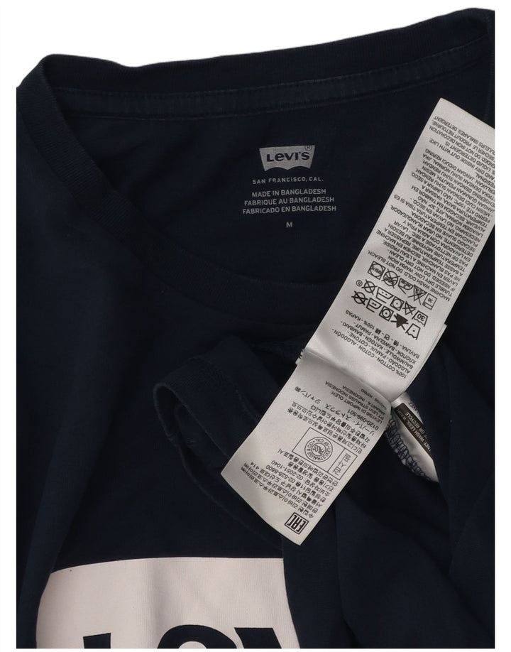 Ανδρικό γραφικό T-Shirt Levi's Top μεσαίο μπλε βαμβακερό