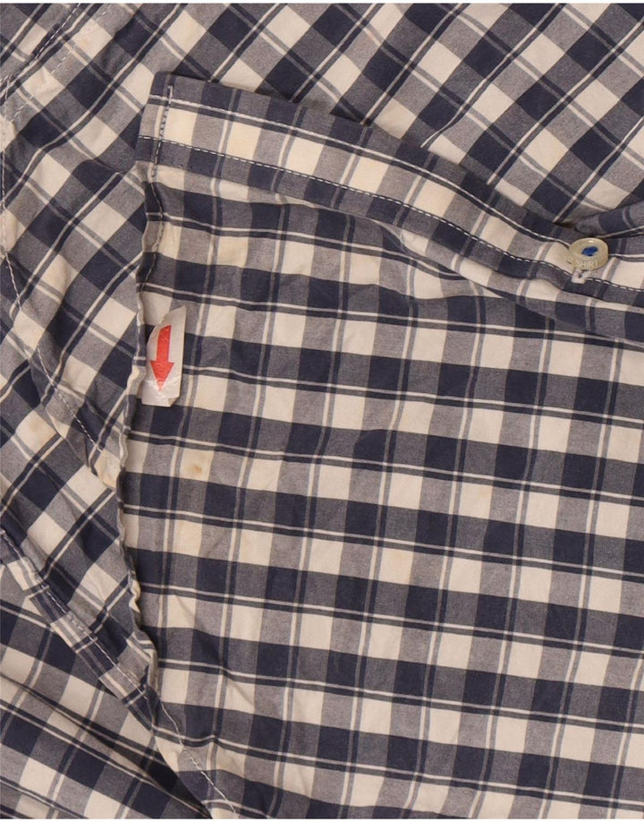 Ανδρικό πουκάμισο Superdry Small Navy Blue Check Cotton