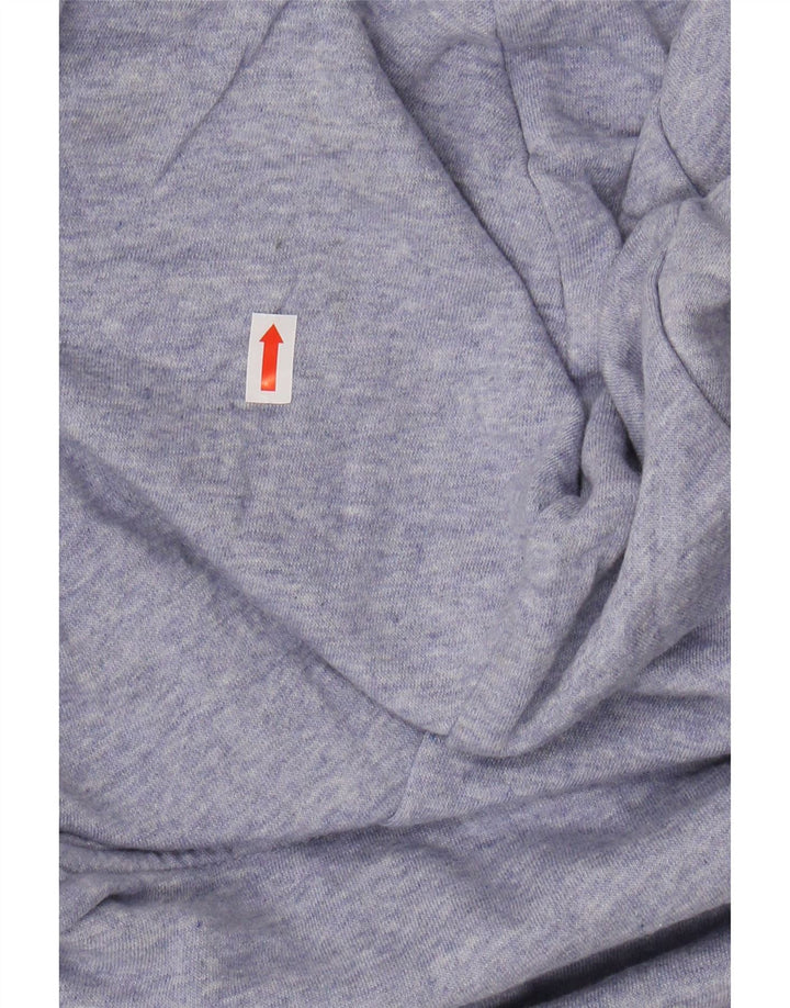 NIKE γυναικείο μπλουζάκι με κουκούλα μεγάλου μεγέθους UK 16 Μεγάλο βαμβακερό μωβ φλύκταινες