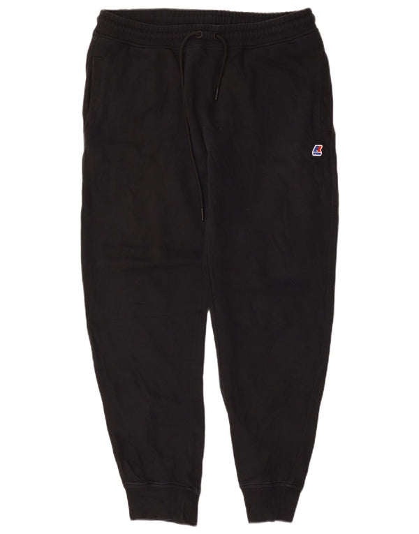Ανδρική φόρμα K-Way Παντελόνι Joggers XL Μαύρο βαμβακερό