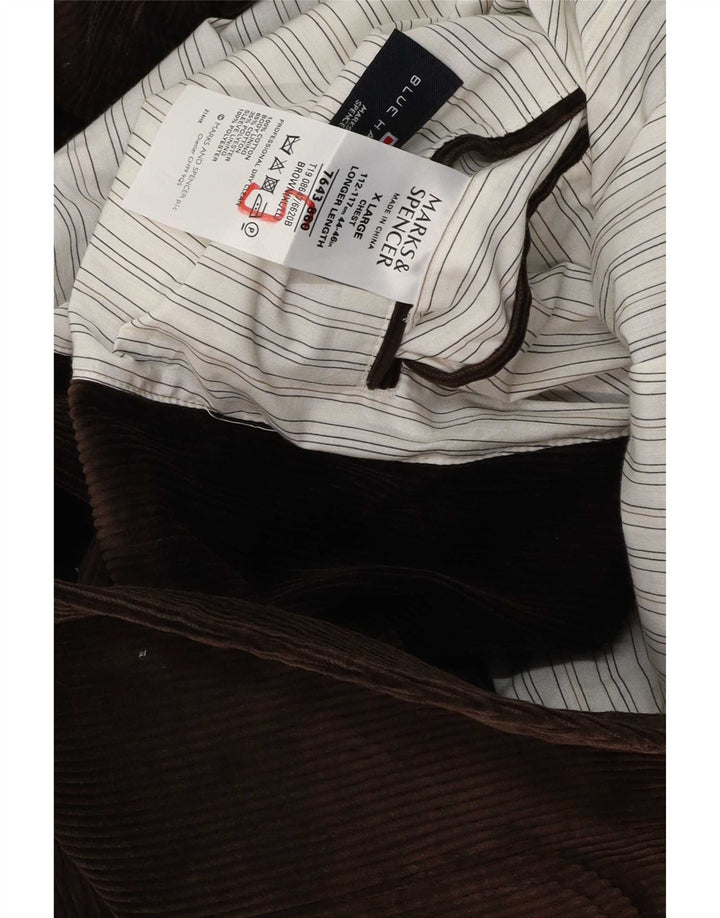 Marks & Spencer Ανδρικό Μπλέιζερ Μπλέιζερ με 2 Κουμπιά UK 42 XL Καφέ