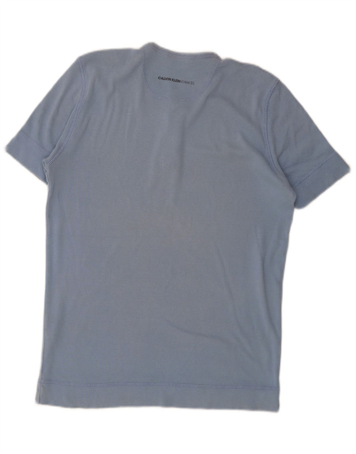Calvin Klein Ανδρικό T-Shirt Top μεγάλο μπλε βαμβακερό