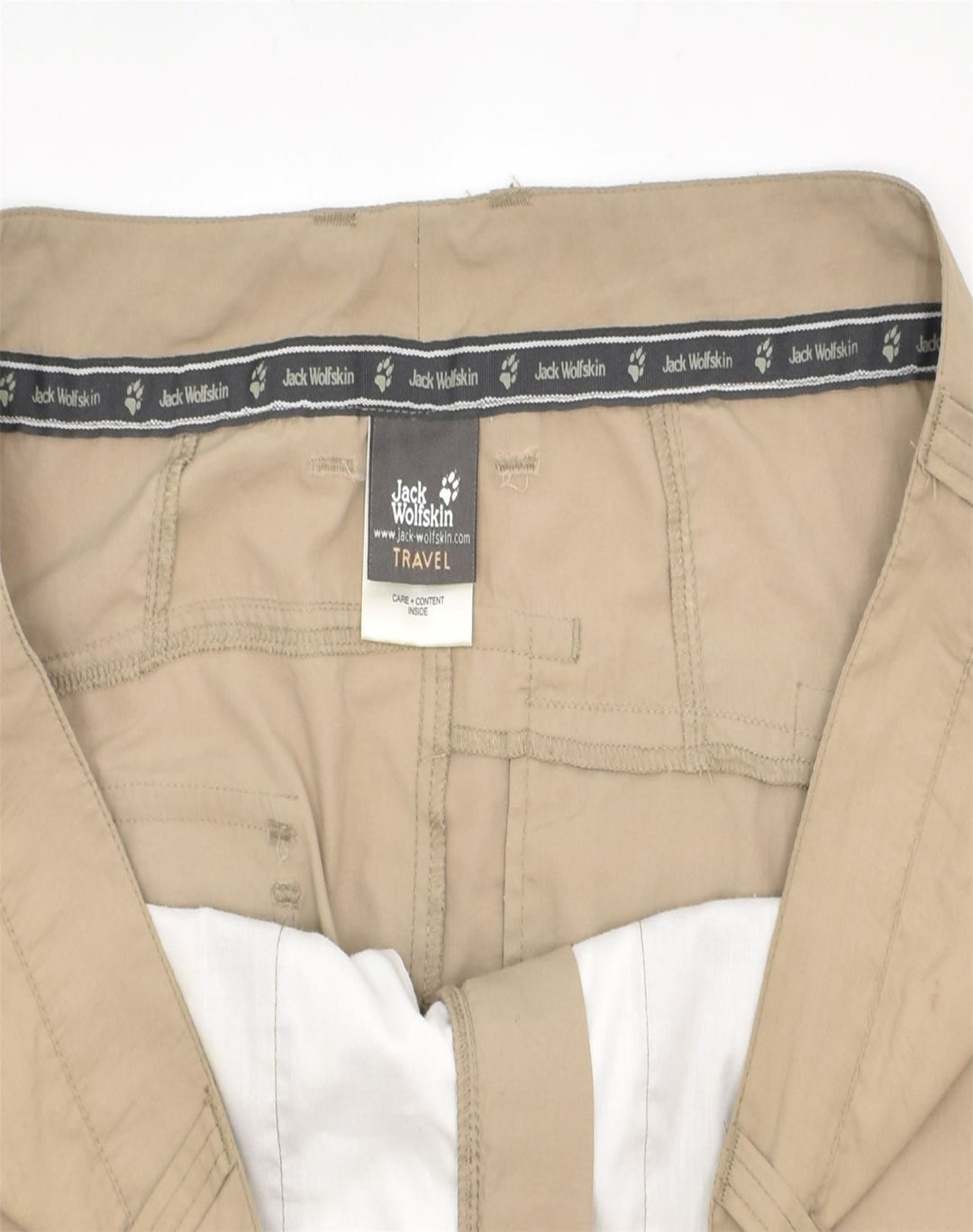 JACK WOLFSKIN Womens Casual Shorts W41 2XL Beige Nylon | Vintage | Thrift | Second-Hand | Used Clothing | Messina Hembry 