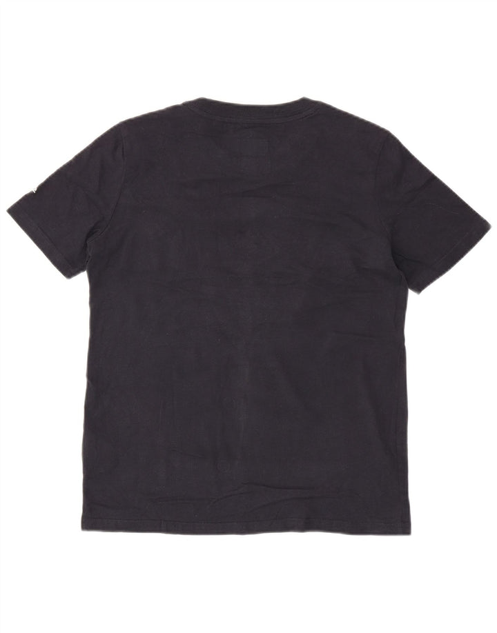 Γυναικείο γραφικό μπλουζάκι SUPERDRY Top UK 8 Small Navy Blue από βαμβάκι