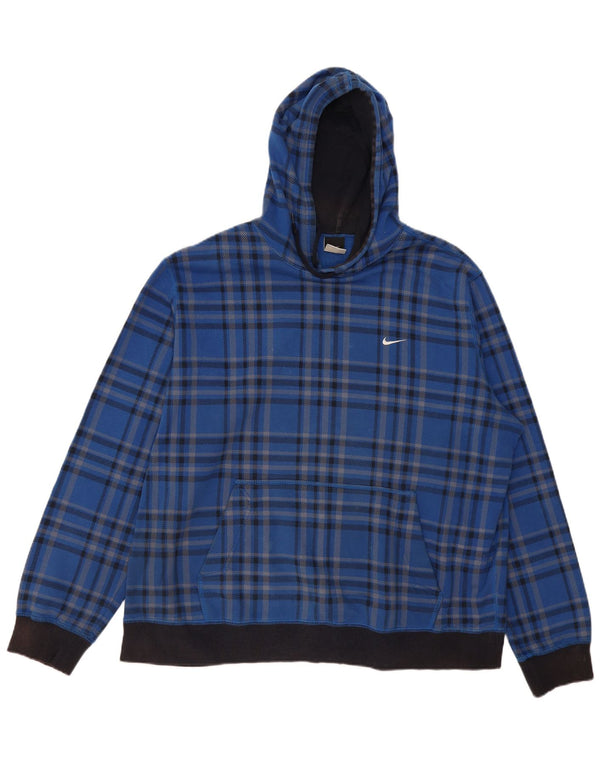 Ανδρικό φούτερ Nike Jumper 2XL Blue Check Cotton