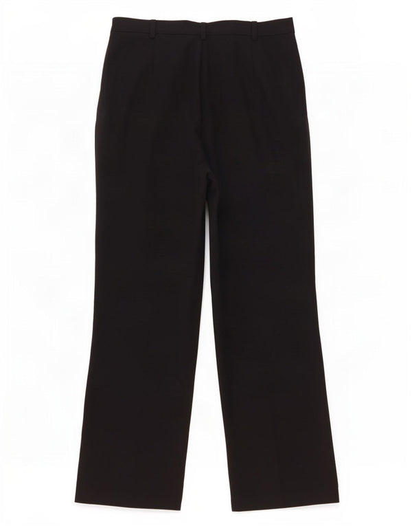 Marks & Spencer Γυναικείο ίσιο casual παντελόνι UK 10 Small W28 L26 Black