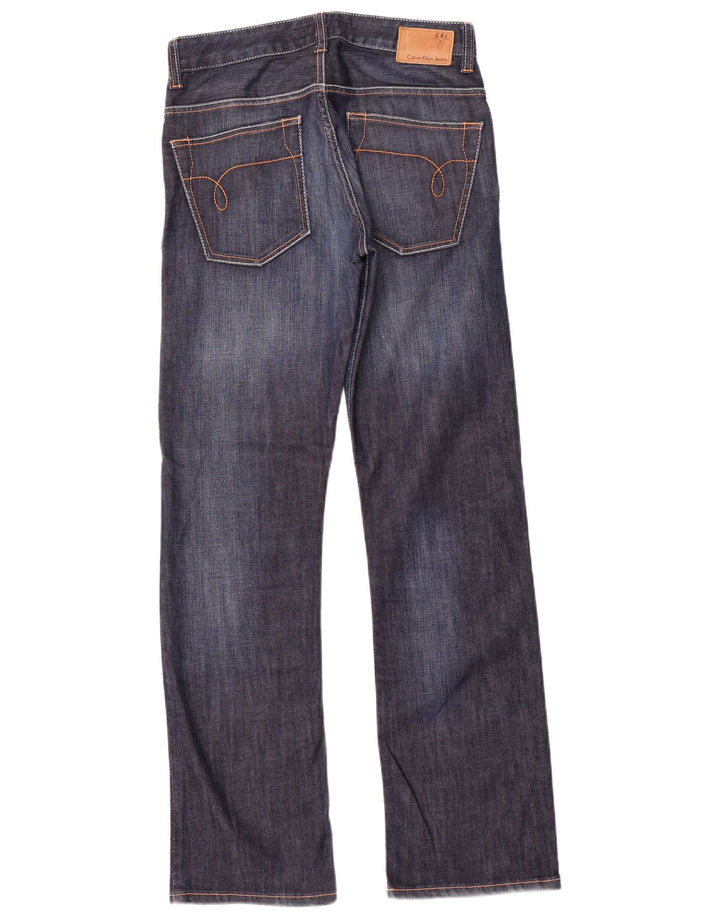 Calvin Klein Γυναικεία Bootcut Jeans W30 L32 Navy Blue Cotton