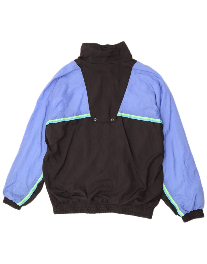 Ανδρική φόρμα γραφικών Lotto Top Jacket μεσαίου μπλε χρώματος Nylon