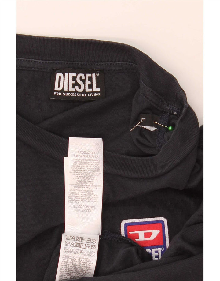 Ανδρικό T-Shirt Diesel Top Large Navy Blue από βαμβάκι