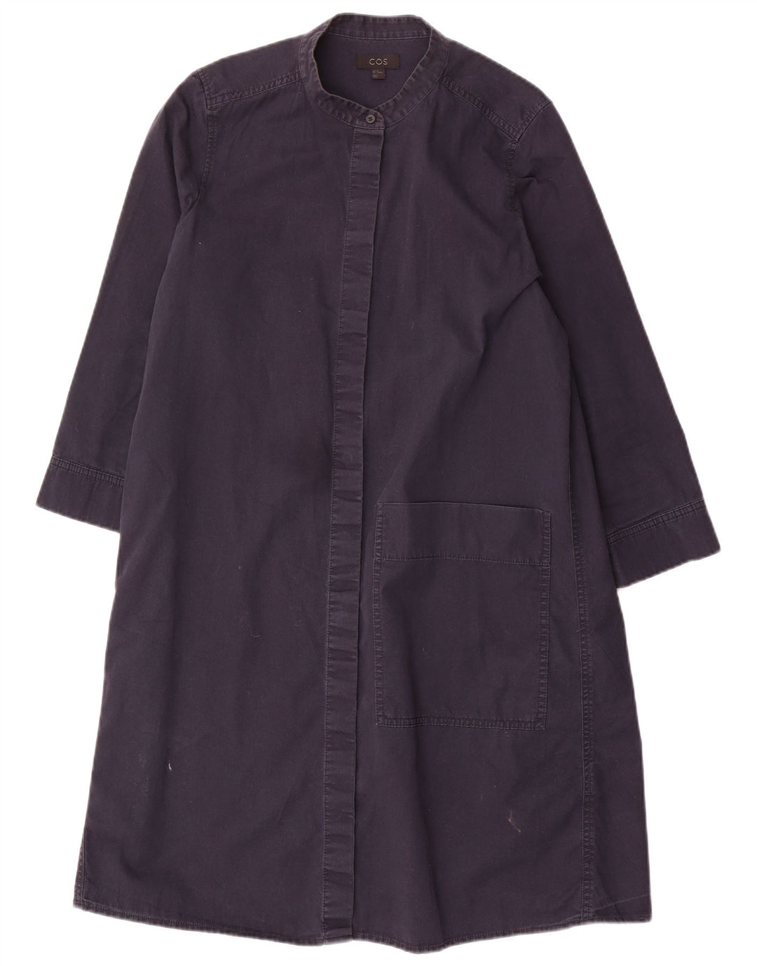 Cos Γυναικείο Πανωφόρι EU 40 Medium Navy Blue Cotton