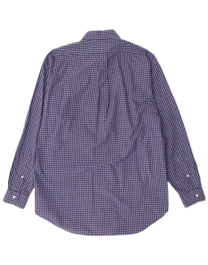 Ανδρικό πουκάμισο Ralph Lauren Blake Relaxed Fit Medium Blue Check Cotton