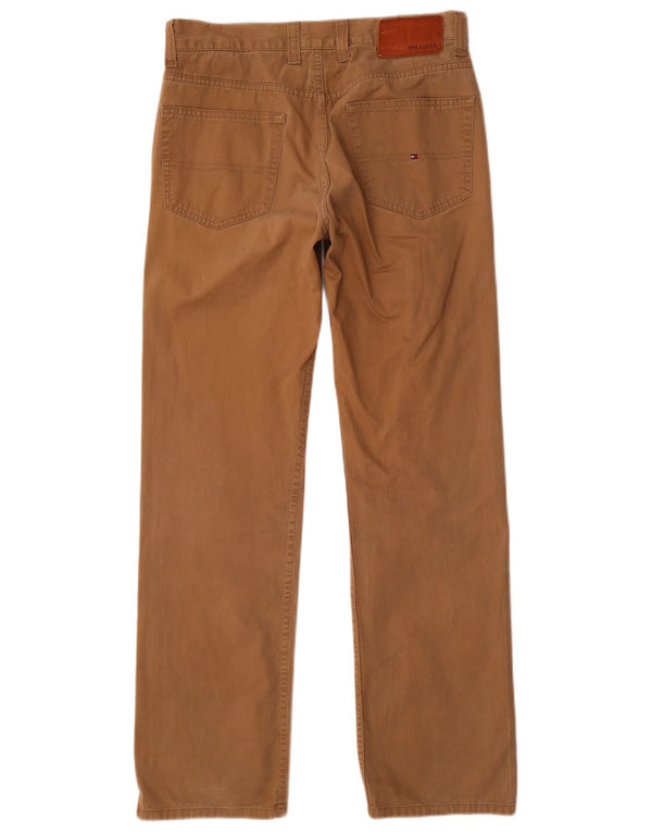 Tommy Hilfiger Ανδρικό ίσιο casual παντελόνι W32 L32 Καφέ βαμβακερό
