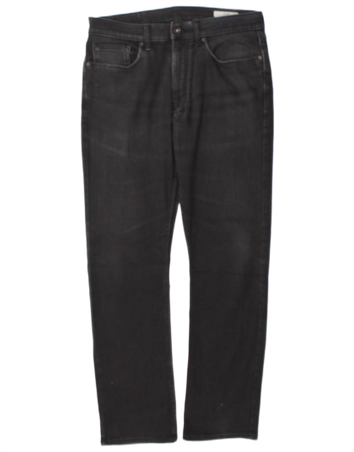 Marks & Spencer Ανδρικό Slim Jeans W32 L31 Μαύρο βαμβακερό