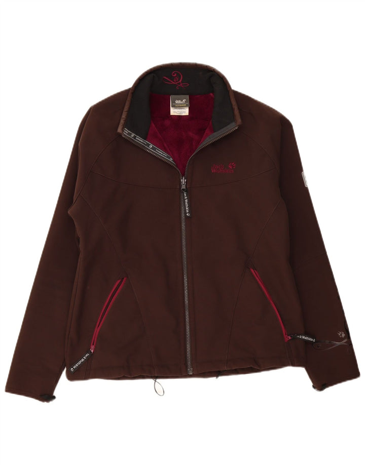 Jack Wolfskin Γυναικεία επένδυση Windbreaker Jacket UK 16 Large Brown Polyester
