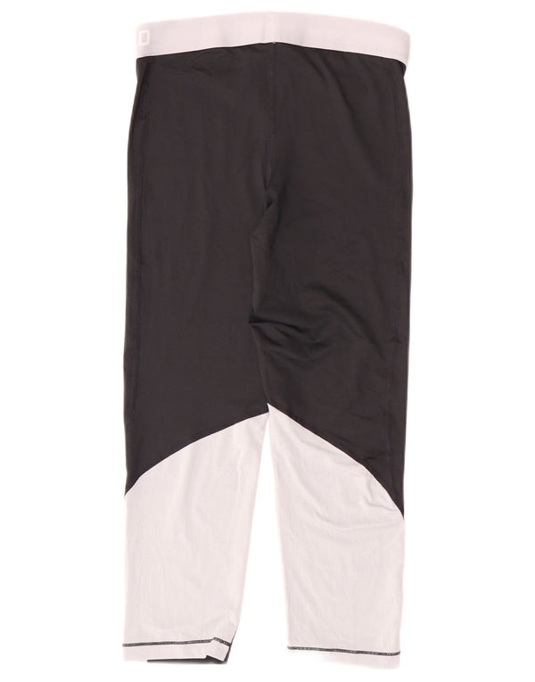 Γυναικεία κολάν Nike Dri Fit UK 14 Αθλητικά μεσαίου μαύρου πολυεστέρα