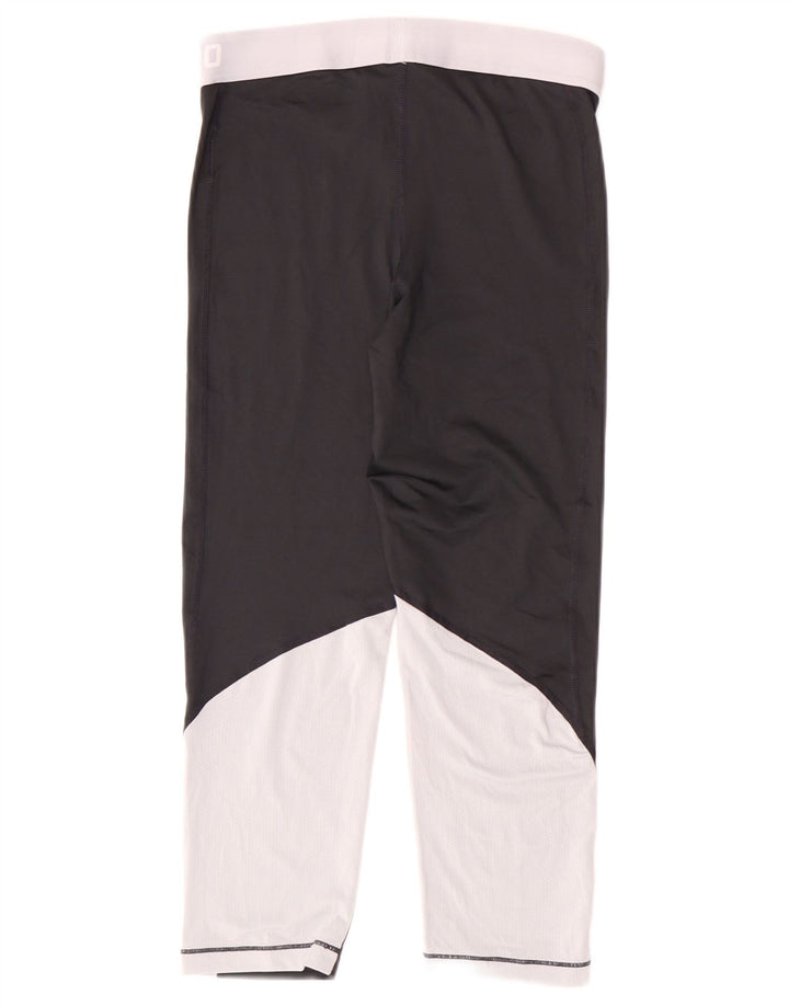 Γυναικεία κολάν Nike Dri Fit UK 14 Αθλητικά μεσαίου μαύρου πολυεστέρα