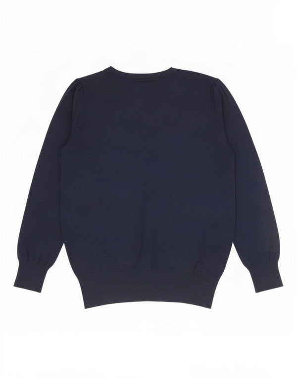 Marks & Spencer Γυναικεία ζακέτα πουλόβερ UK 12 Medium Navy Blue Viscose