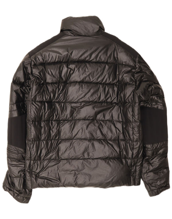 Μπουφάν Belfe & Mens με επένδυση UK 44 2XL Μαύρο νάιλον