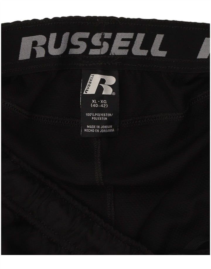 Ανδρικό αθλητικό σορτς RUSSELL ATHLETIC XL μαύρο πολυεστέρα