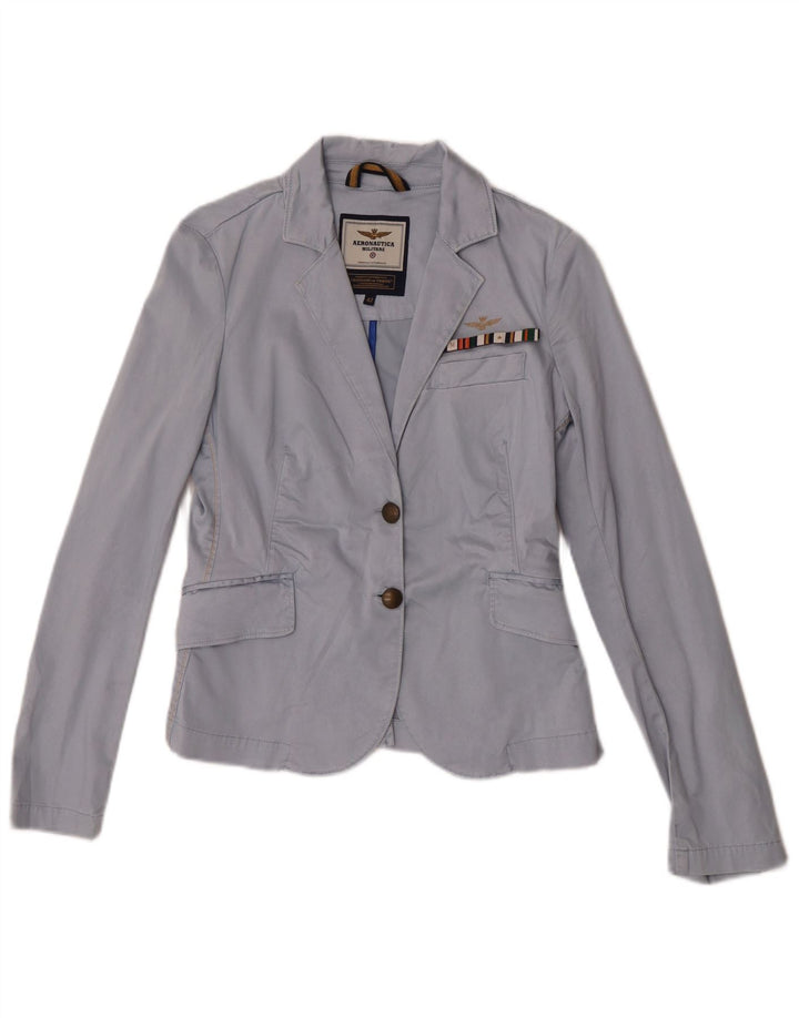 Aeronautica Militare Γυναικείο τζάκετ με 2 κουμπιά Blazer IT 42 Medium Blue
