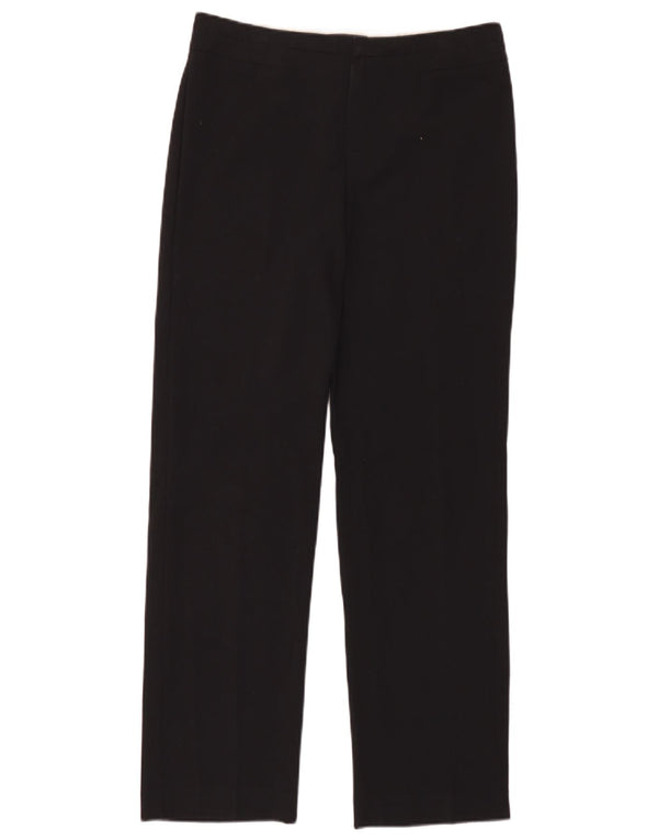 Marks & Spencer Γυναικείο ίσιο casual παντελόνι UK 10 Small W32 L30 μαύρο
