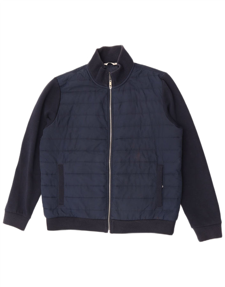 Marks & Spencer Ανδρικό μπουφάν με επένδυση UK 42 XL Navy Blue Polyester