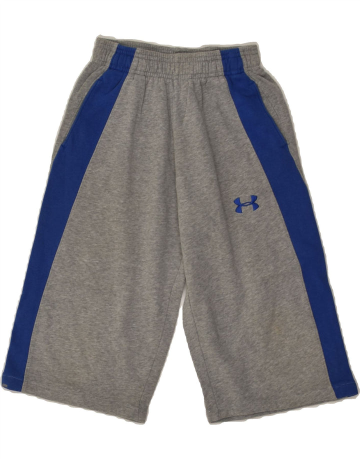 UNDER ARMOUR Boys Sport Shorts 11-12 Years Medium  Grey Cotton | Vintage Under Armour | Thrift | Second-Hand Under Armour | Used Clothing | Messina Hembry 
