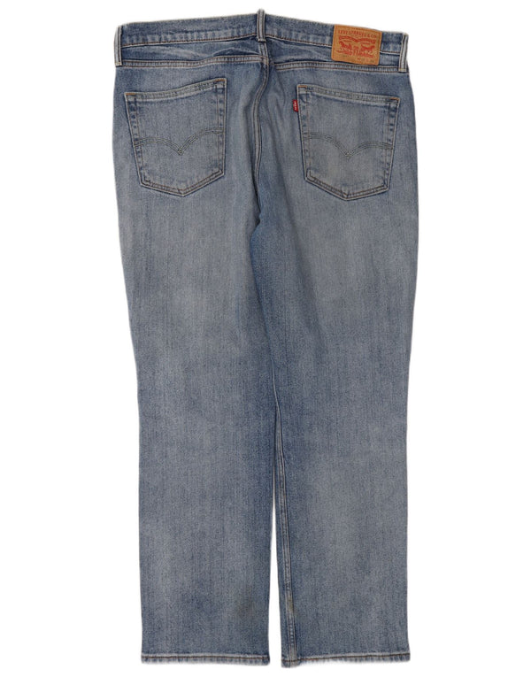 Levi's Mens 514 Straight Jeans W36 L30 Blue Cotton
