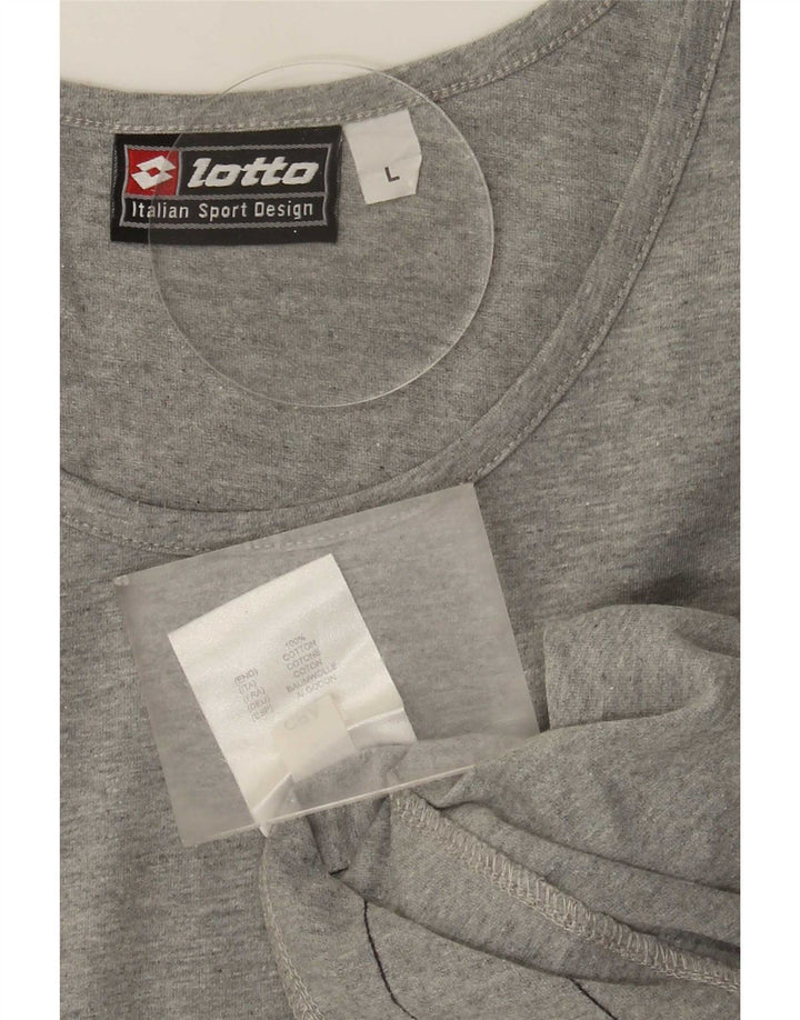 Lotto ανδρικό φανελάκι μεγάλο γκρι βαμβακερό